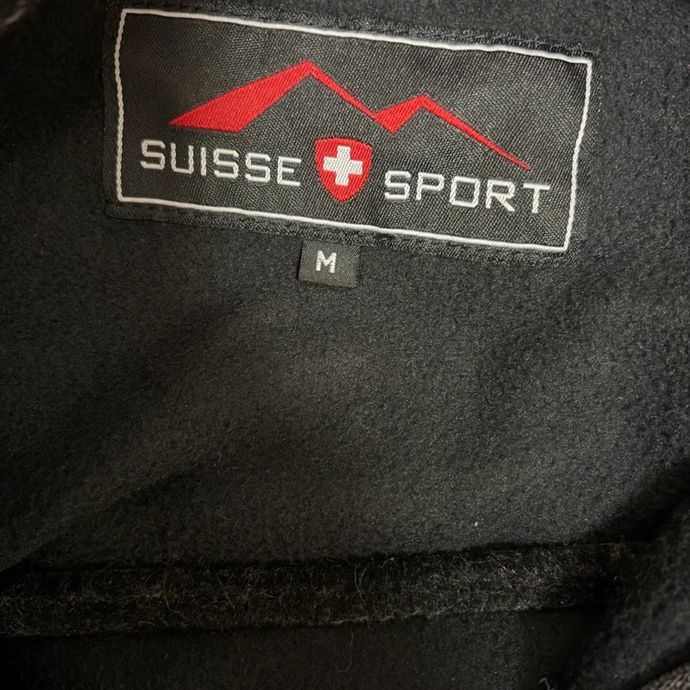 Suisse Sport Black Patterned Jacket NWT - Picture 4 of 7
